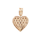 14k Baguette Diamond Heart With 1.77 Carats Of Diamonds #21724