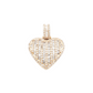 14k Baguette Diamond Heart With 1.92 Carats Of Diamonds #21727