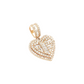 14k Baguette Diamond Heart With 1.77 Carats Of Diamonds #21724