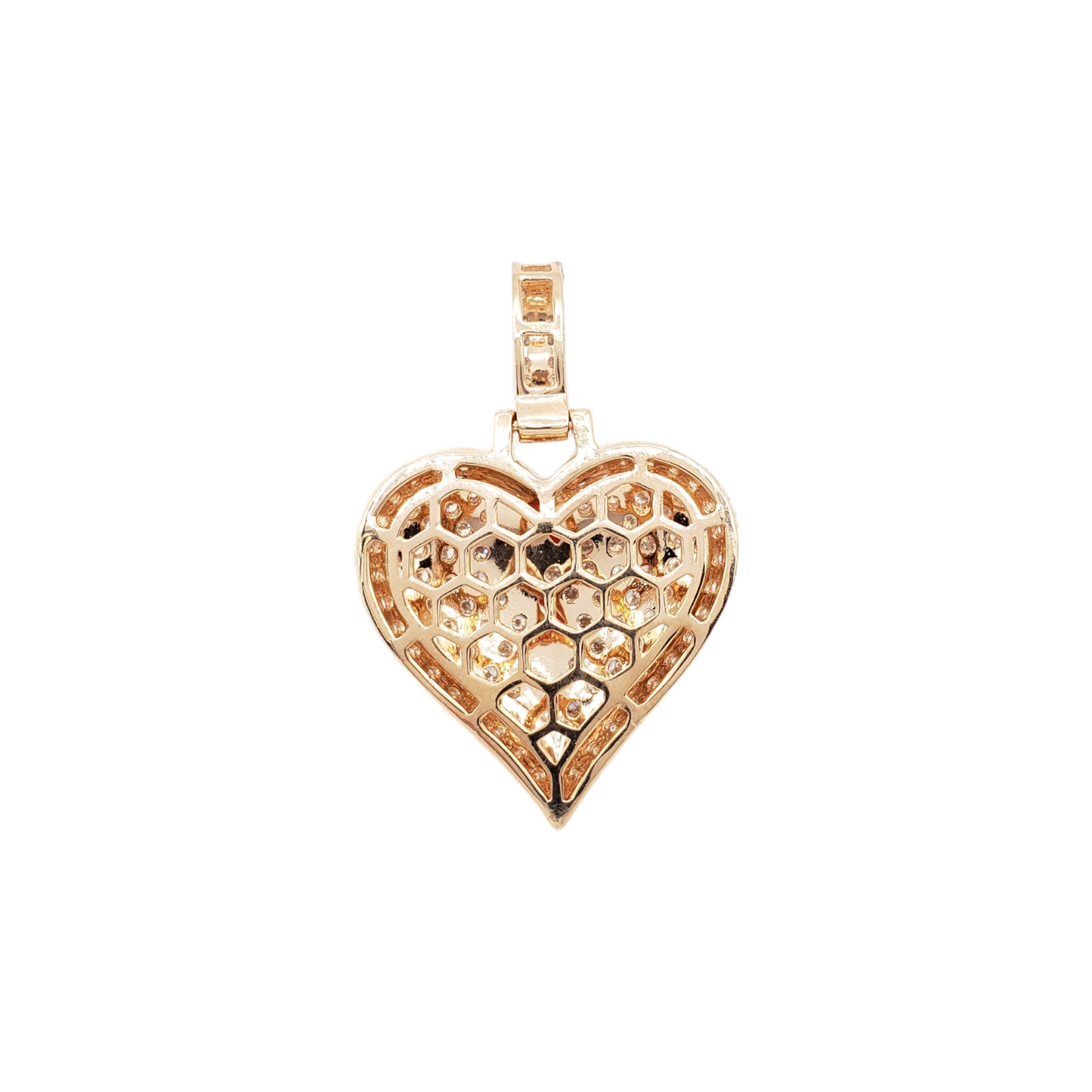 14k Diamond Broken Heart With 2.64 Carats Of Diamonds #21686