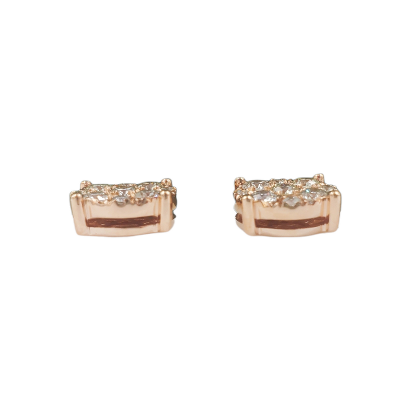 14k Gold Diamond Earrings #17017