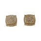 14k Gold Diamond Earrings #9666