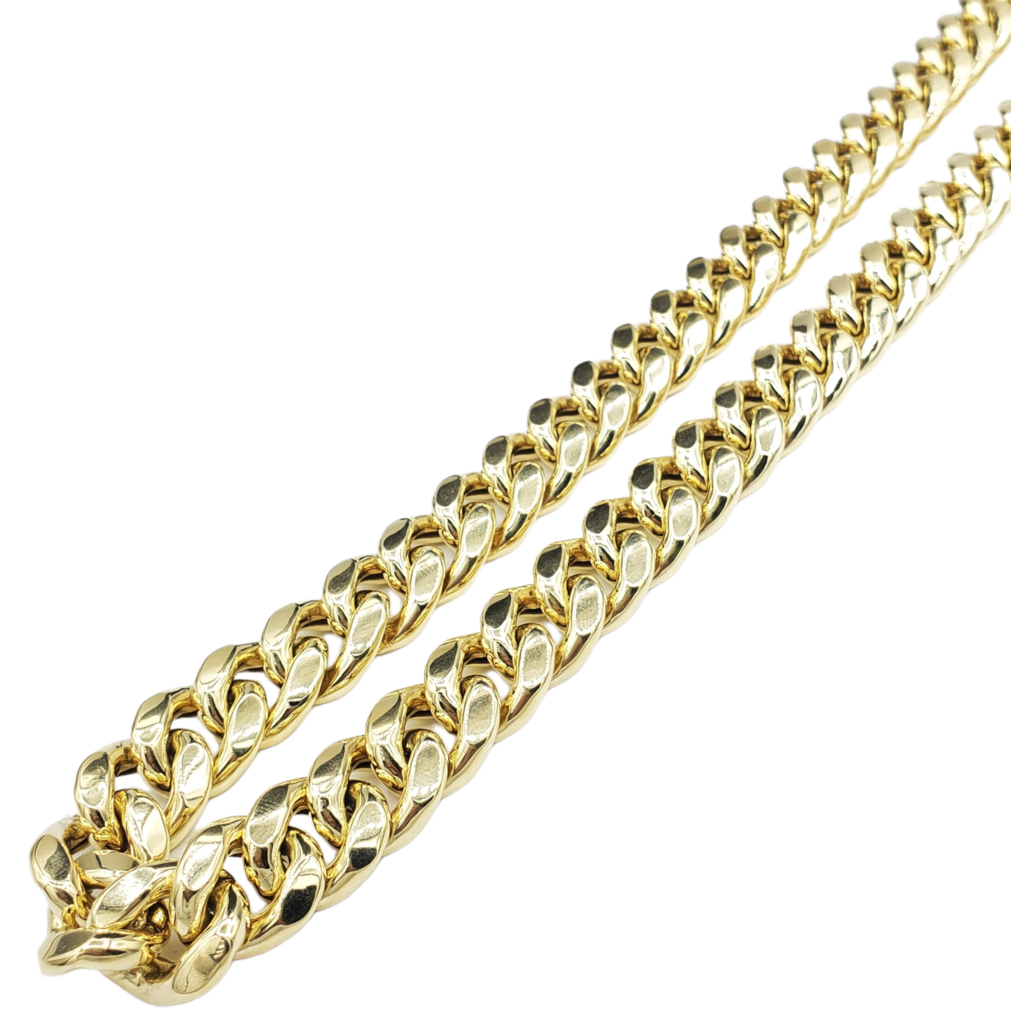 14K Gold- Hollow Miami Cuban Chain