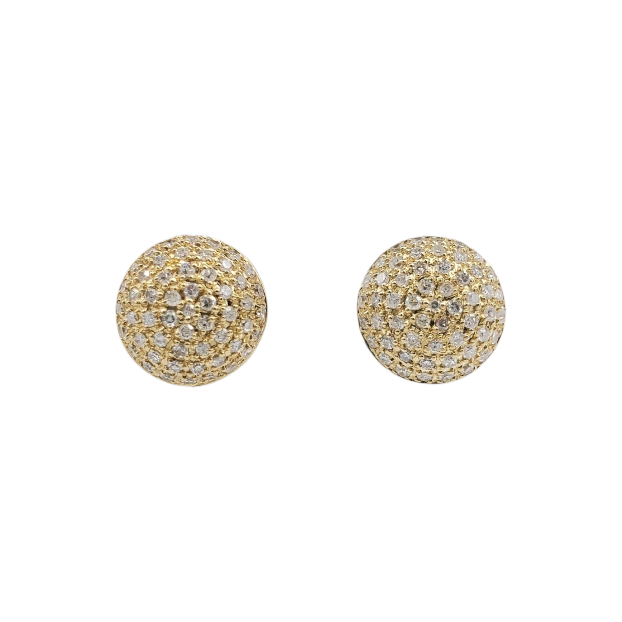 10k Gold Diamond Earrings #18072 – DonChrono