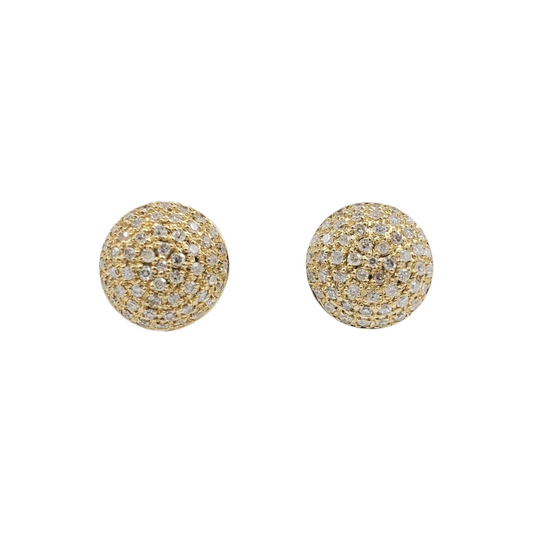 10k Gold Diamond Earrings #18072