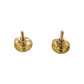 10k Gold Baguette Diamond Square Earrings #15326