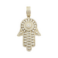 14k Diamond Hamsa With 8.95 Carats Of Diamonds #15350