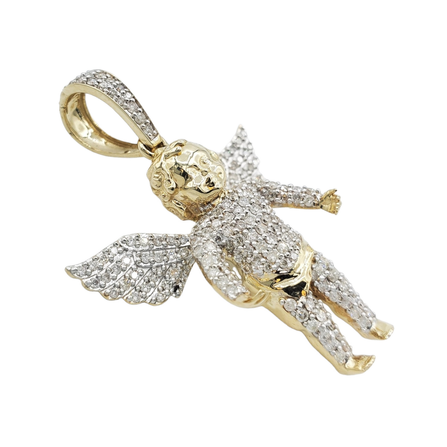 14k Diamond Baby Angel With 1.38 Carats Of Diamonds #22525