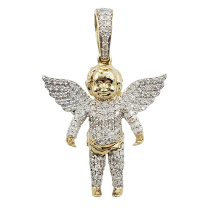 14k Diamond Baby Angel With 1.38 Carats Of Diamonds #22525