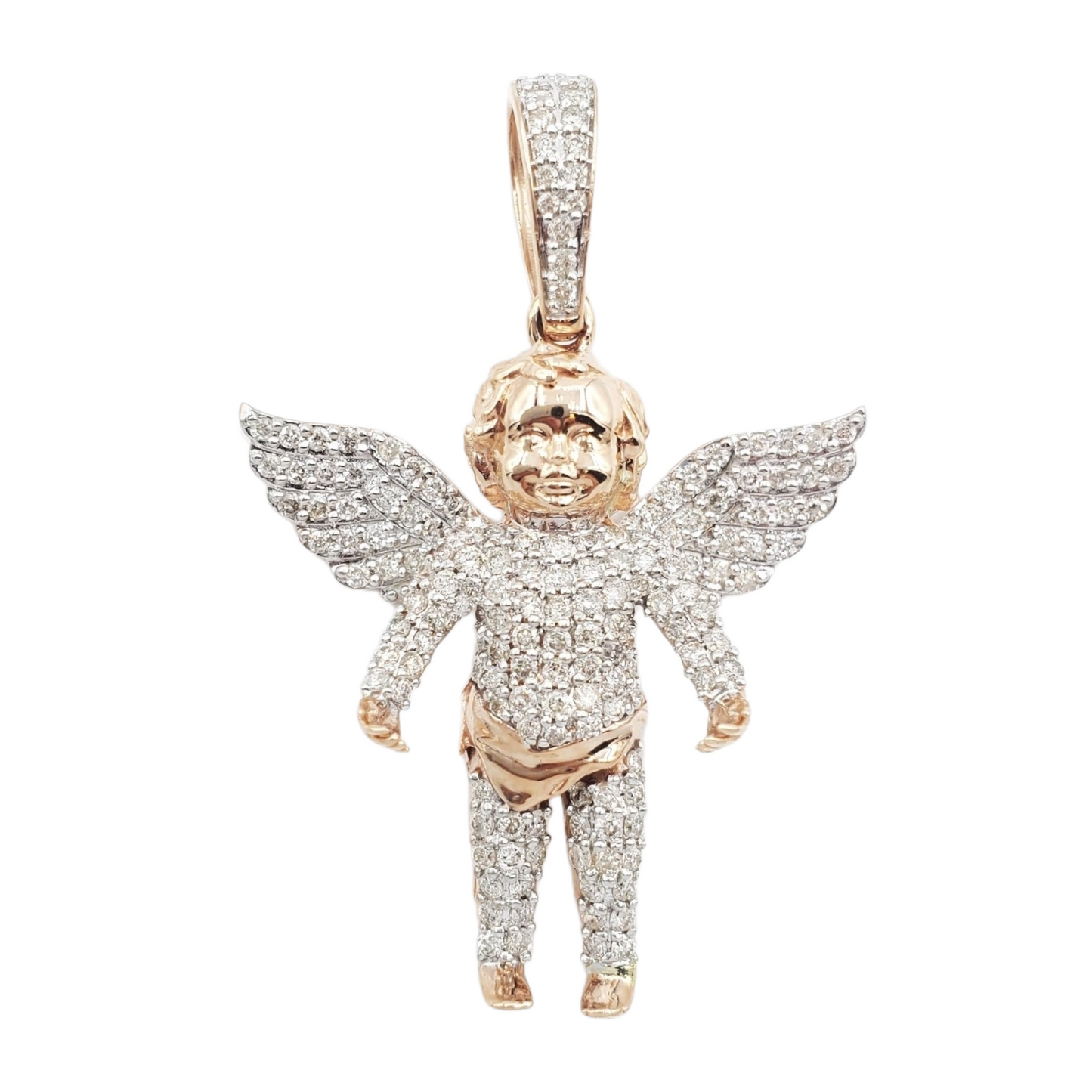 14k Diamond Baby Angel With 1.38 Carats Of Diamonds #22525