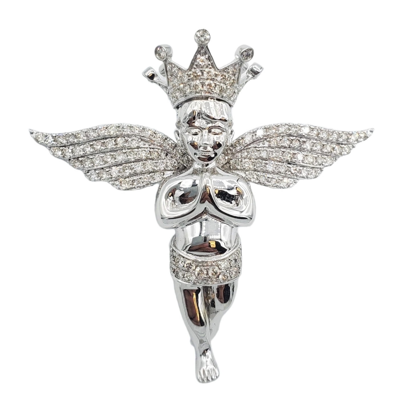 14k Diamond Baby Angel With 2.30 Carats Of Diamonds #20562