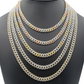 10K Gold- Iced Out Diamond Miami Cuban Chains (7mm)