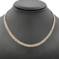 10K Gold- Iced Out Diamond Miami Cuban Chains (5mm)