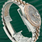 Rolex Steel and Everose Rolesor Datejust 36 Watch - Diamond Bezel - Dark Rhodium Roman Dial - Jubilee Bracelet - 126281RBR dkrdr69j