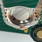 Rolex Steel and Everose Rolesor Datejust 36 Watch - Diamond Bezel - Dark Rhodium Roman Dial - Jubilee Bracelet - 126281RBR dkrdr69j