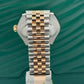 Rolex Steel and Everose Rolesor Datejust 41 Watch - Fluted Bezel - Sundust Diamond Dial - Jubilee Bracelet - 126331 sudj