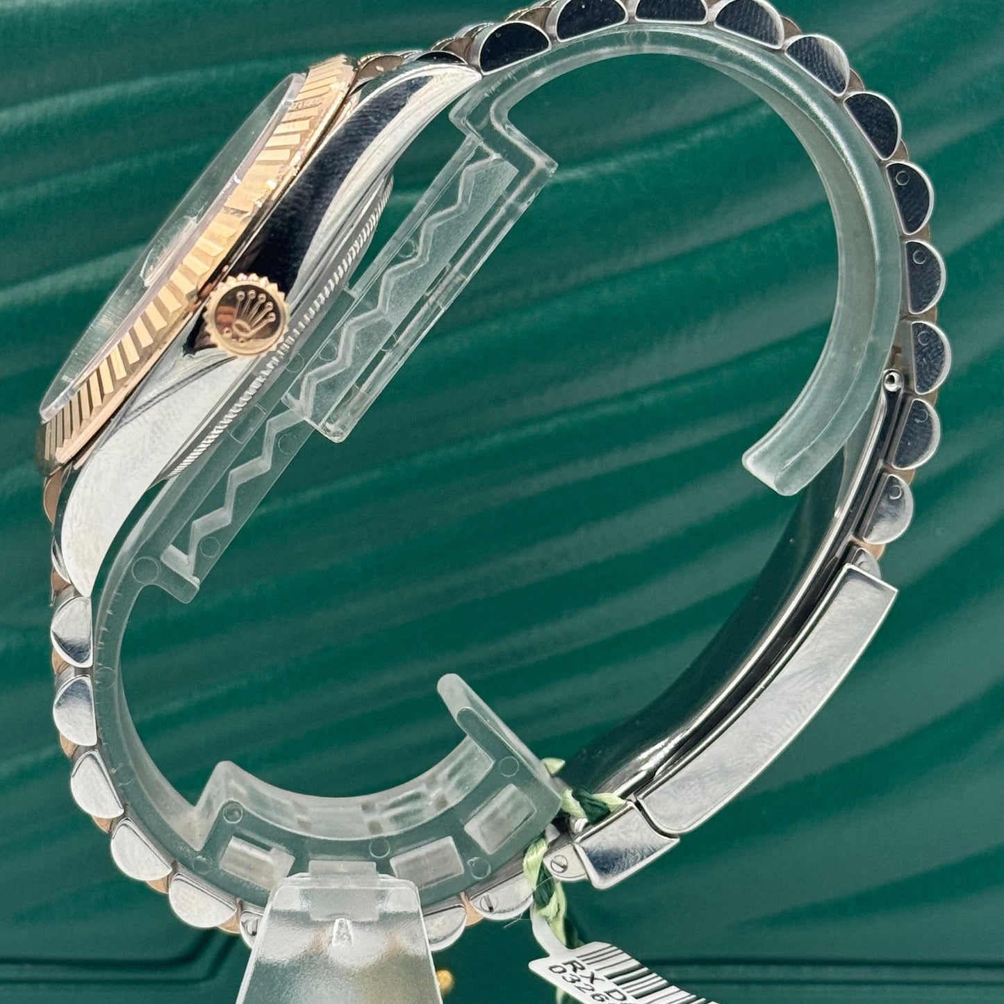 Rolex Steel and Everose Rolesor Datejust 41 Watch - Fluted Bezel - Sundust Diamond Dial - Jubilee Bracelet - 126331 sudj