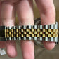 Rolex Yellow Rolesor Oyster Perpetual Sky-Dweller - Black Index Dial - Jubilee Bracelet - 326933 bkij