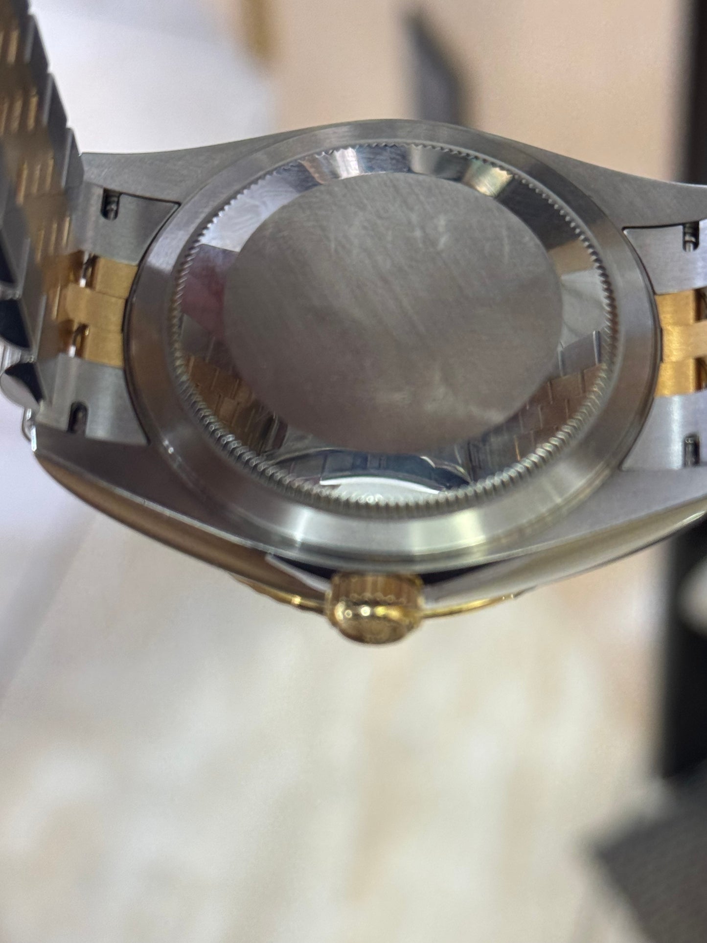 Rolex Yellow Rolesor Oyster Perpetual Sky-Dweller - Black Index Dial - Jubilee Bracelet - 326933 bkij