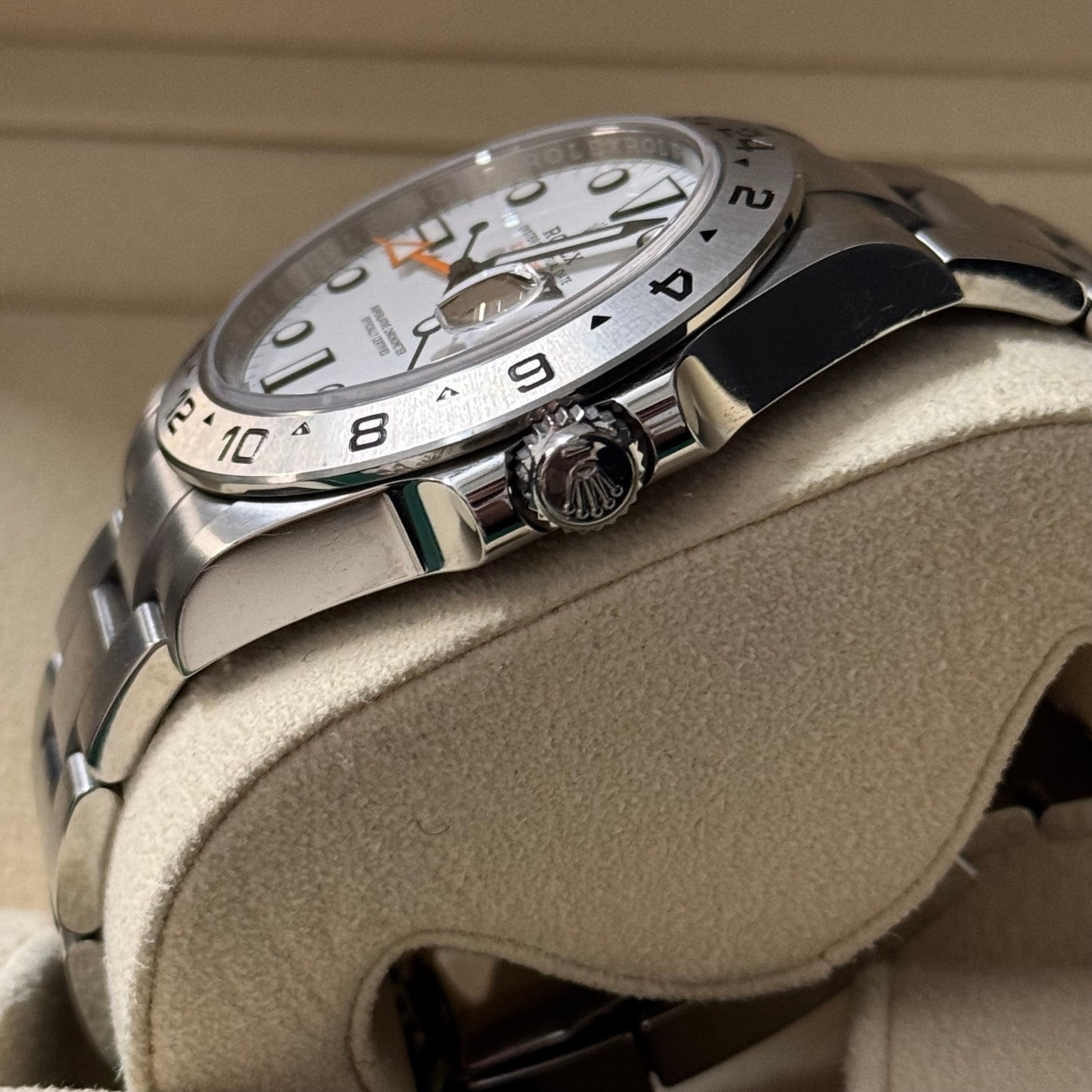 Rolex Oyster Perpetual Explorer II Watch - Oystersteel - White Dial - Oyster Bracelet - 226570