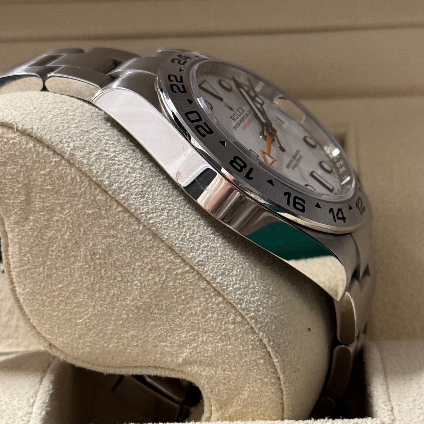 Rolex Oyster Perpetual Explorer II Watch - Oystersteel - White Dial - Oyster Bracelet - 226570