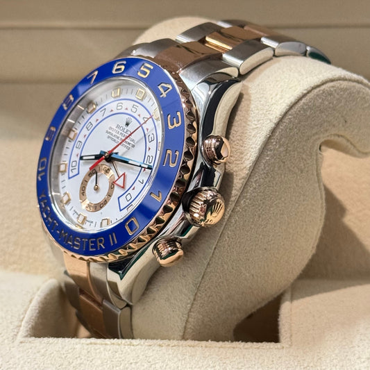 Rolex Yacht-Master II 116681 44MM White Dial With Two Tone Oyster Bracelet