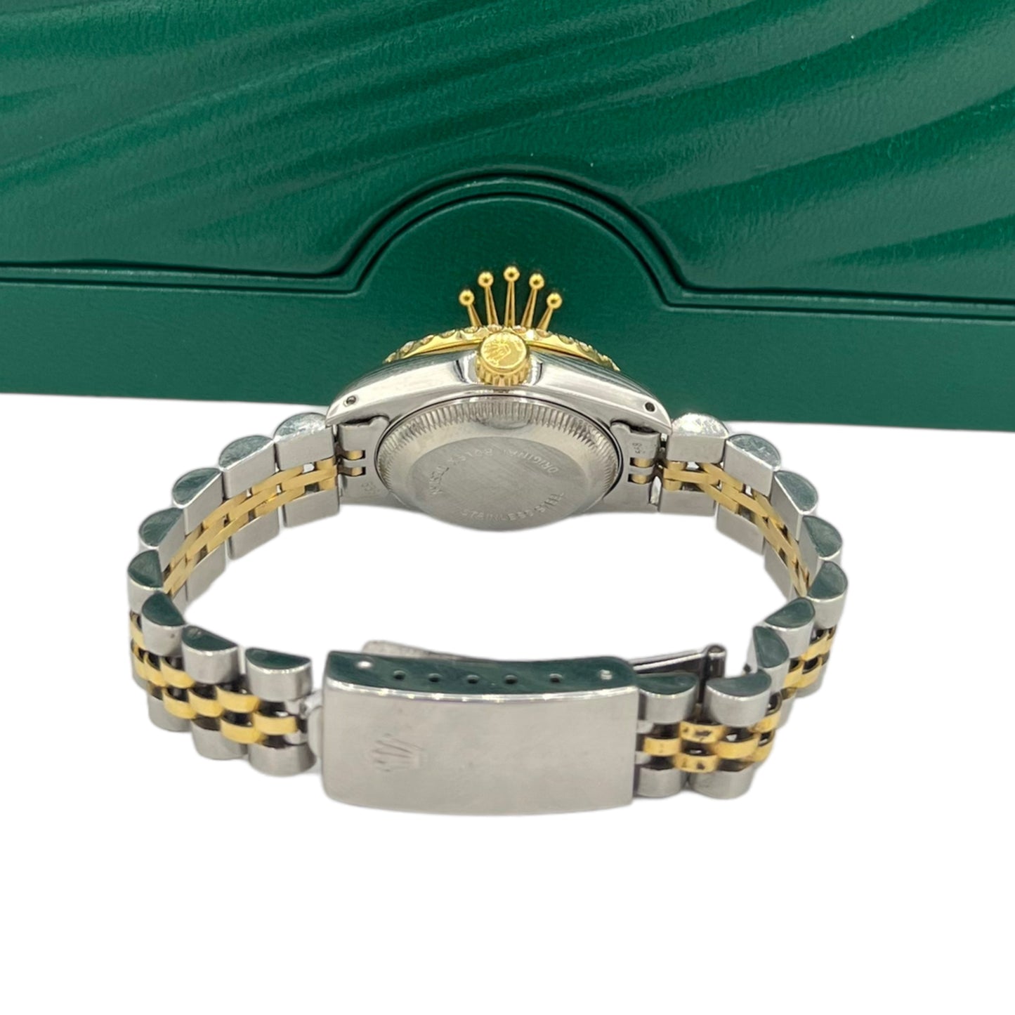 Ladies Datejust 26mm Two Tone Yellow Gold/Stainless Steel Jubilee Bracelet Single Row Diamond Bezel