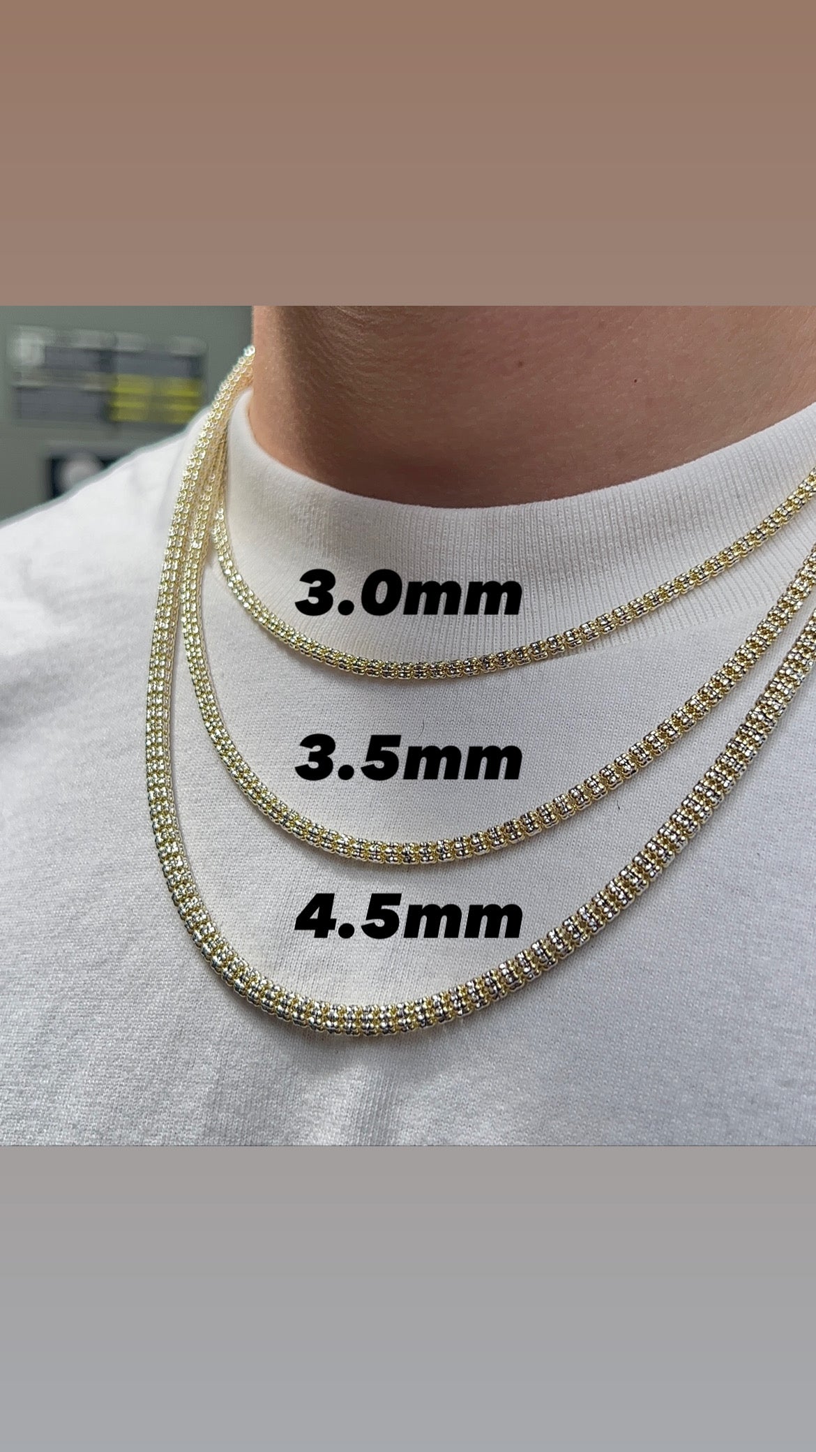 14K Gold 18 Inch Solid 1MM Link Chain Necklace - JCPenney