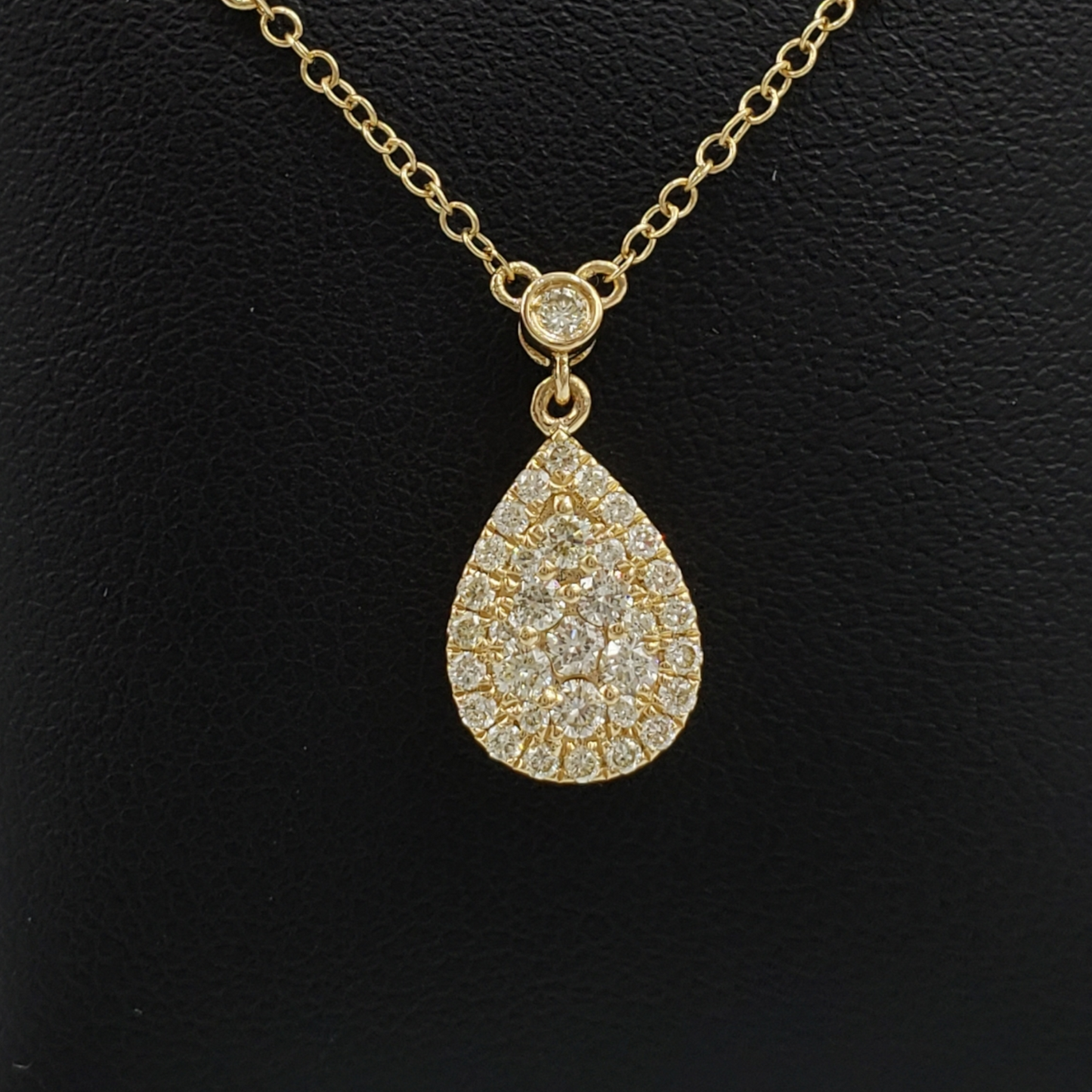 14k Diamond Tear Drop  #27255