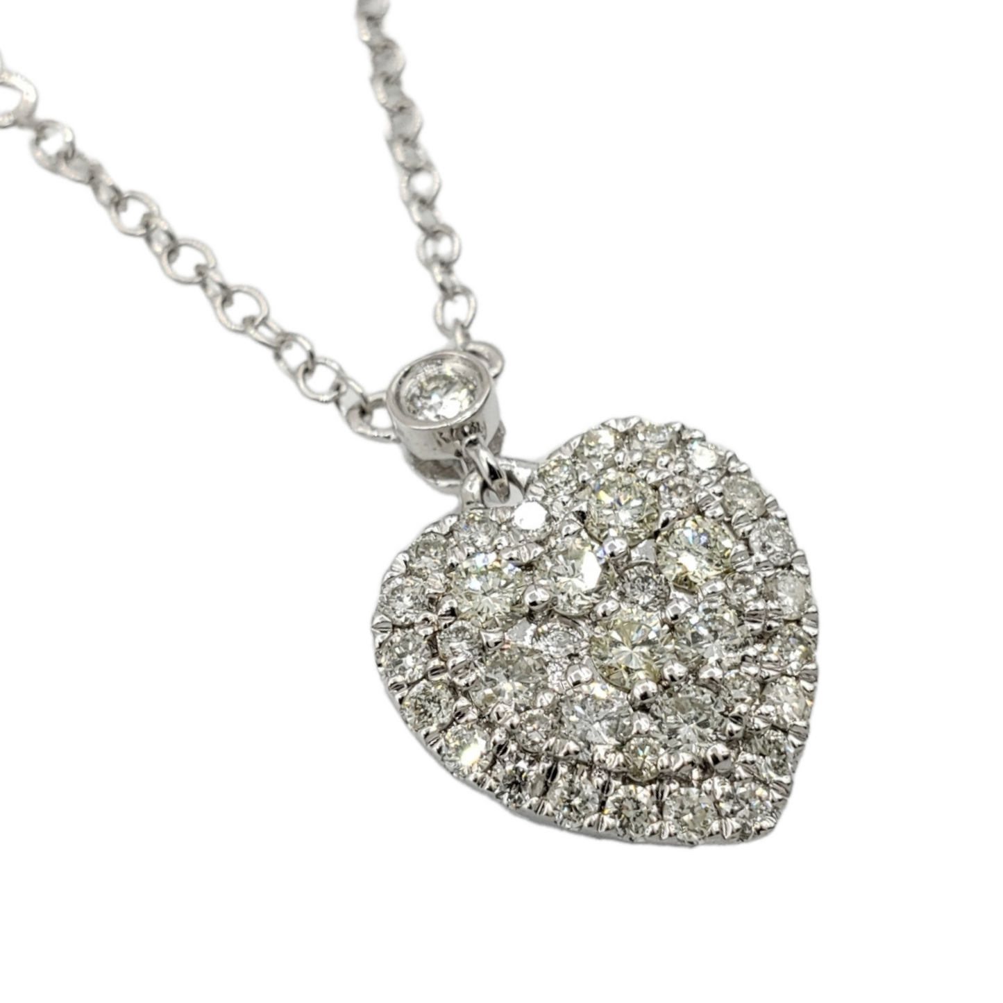 14k Diamond Heart Pendant #27242