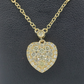 14k Diamond Heart Pendant #27242