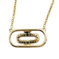 14k Diamond Paperclip #27046