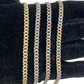10K Gold- Iced Out Diamond Miami Cuban Bracelets(5mm)