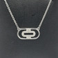 14k Diamond Paperclip #27046