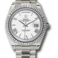 Rolex Day-Date 40 228239 White Bevelled Roman Dial on President Papers 2022