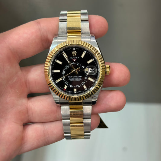 Rolex SkyDweller 326933 Black Dial on Oyster