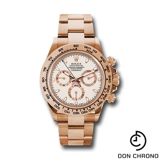 Rolex Everose Gold Cosmograph Daytona 40 Watch - Ivory Index Dial - 116505 i