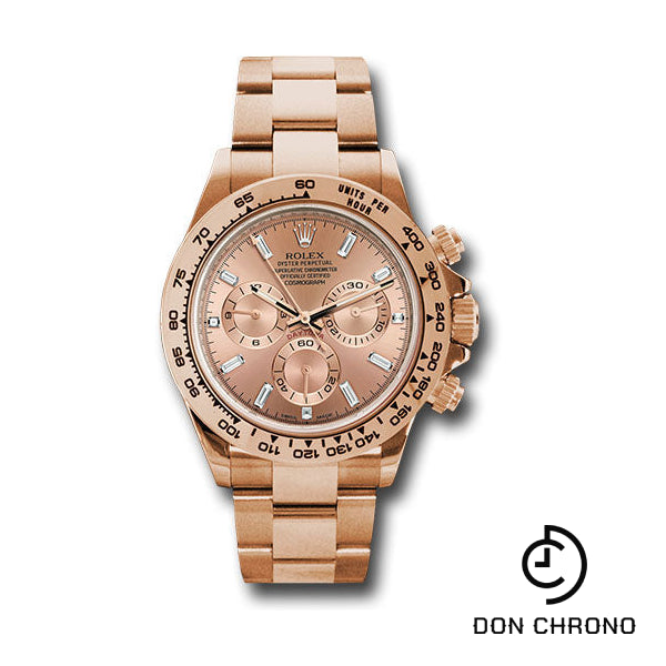 Rolex Everose Gold Cosmograph Daytona 40 Watch - Pink Diamond Dial - 116505 pbd