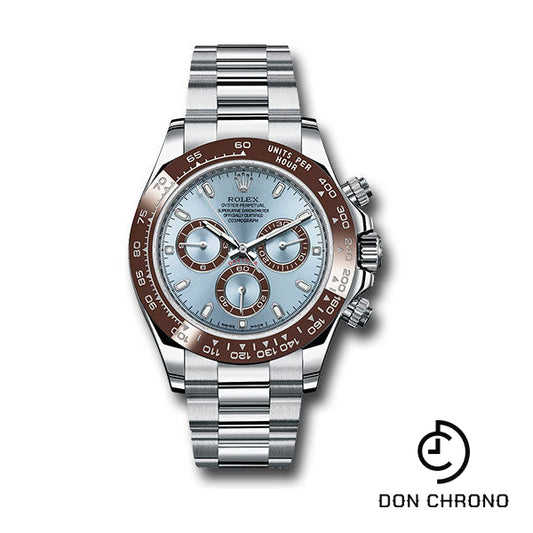 Rolex 950 Platinum Cosmograph Daytona 40 Watch - Ice Blue Index Dial - 116506 ib