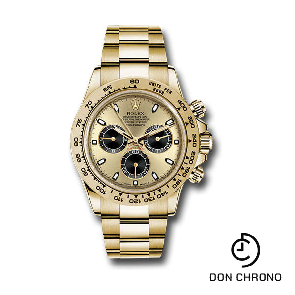 Rolex Yellow Gold Cosmograph Daytona 40 Watch - Champagne And Index Dial - 116508 chbki