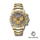Rolex Yellow Gold Cosmograph Daytona 40 Watch - Dark Mother-Of-Pearl And Gold Crystal Diamond Dial - 116508 dkmd