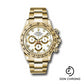 Rolex Yellow Gold Cosmograph Daytona 40 Watch - White Diamond Dial - 116508 wd