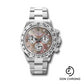 Rolex White Gold Cosmograph Daytona 40 Watch - Dark Mother-Of-Pearl Diamond Dial - 116509 dkltmd