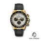 Rolex Yellow Gold Cosmograph Daytona 40 Watch - Meteorite and Black Index Dial - Black Oysterflex Strap - 116518LN mtbkiof