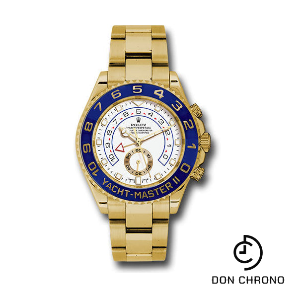 Rolex Yellow Gold Yacht-Master II 44 Watch - White Dial - 116688