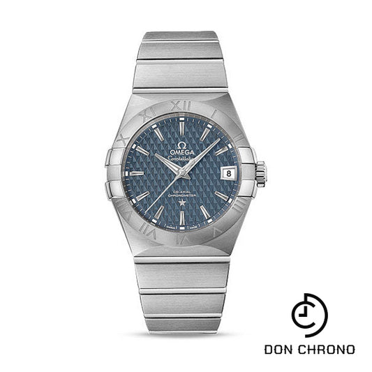 Omega Constellation Co-Axial Watch - 38 mm Steel Case - Blue Dial - 123.10.38.21.03.001