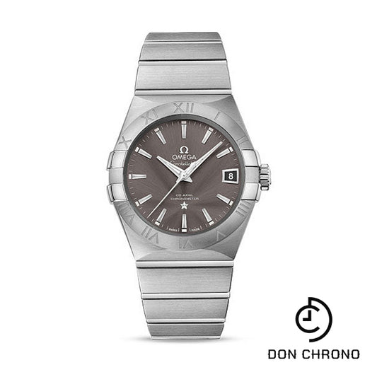 Omega Constellation Co-Axial Watch - 38 mm Steel Case - Grey Dial - 123.10.38.21.06.001
