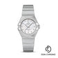 Omega Constellation Co-Axial Watch - 27 mm Steel Case - Diamond-Set Bezel - Mother-Of-Pearl Dial - 123.15.27.20.55.003