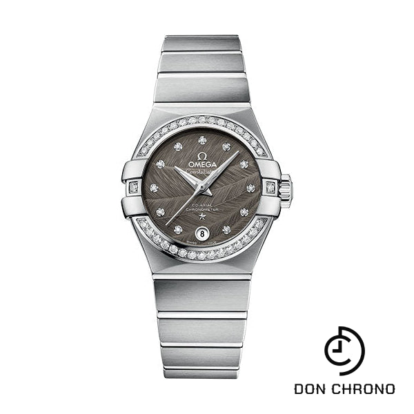 Omega Constellation Co-Axial Watch - 27 mm Steel Case - Grey Dial - 123.15.27.20.56.001