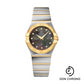 Omega Constellation Quartz Tahiti Watch - 27 mm Steel And Yellow Gold Case - Tahiti Mother-Of-Pearl Diamond Dial - 123.20.27.60.57.007